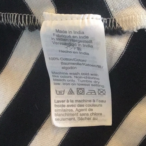 J CREW -  Breton Stripe nautical sleeveless cotton knit Hi-Low Maxi Dress Small - Picture 8 of 8